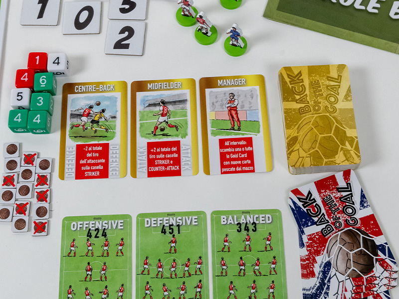 Back of the Goal game pieces