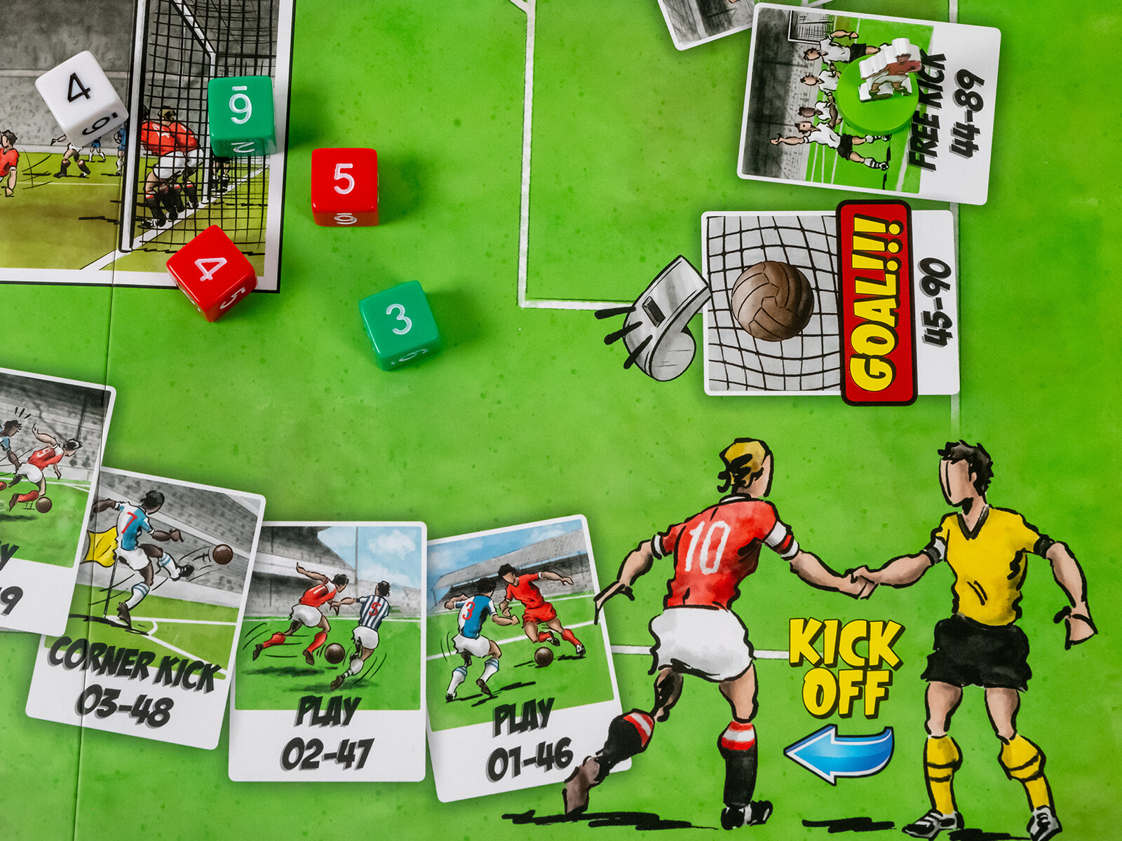 Back of the Goal board in play
