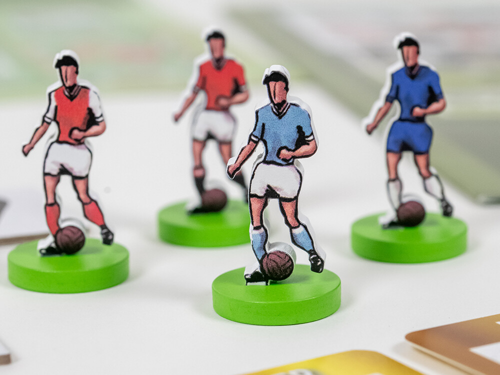 Painted player figures